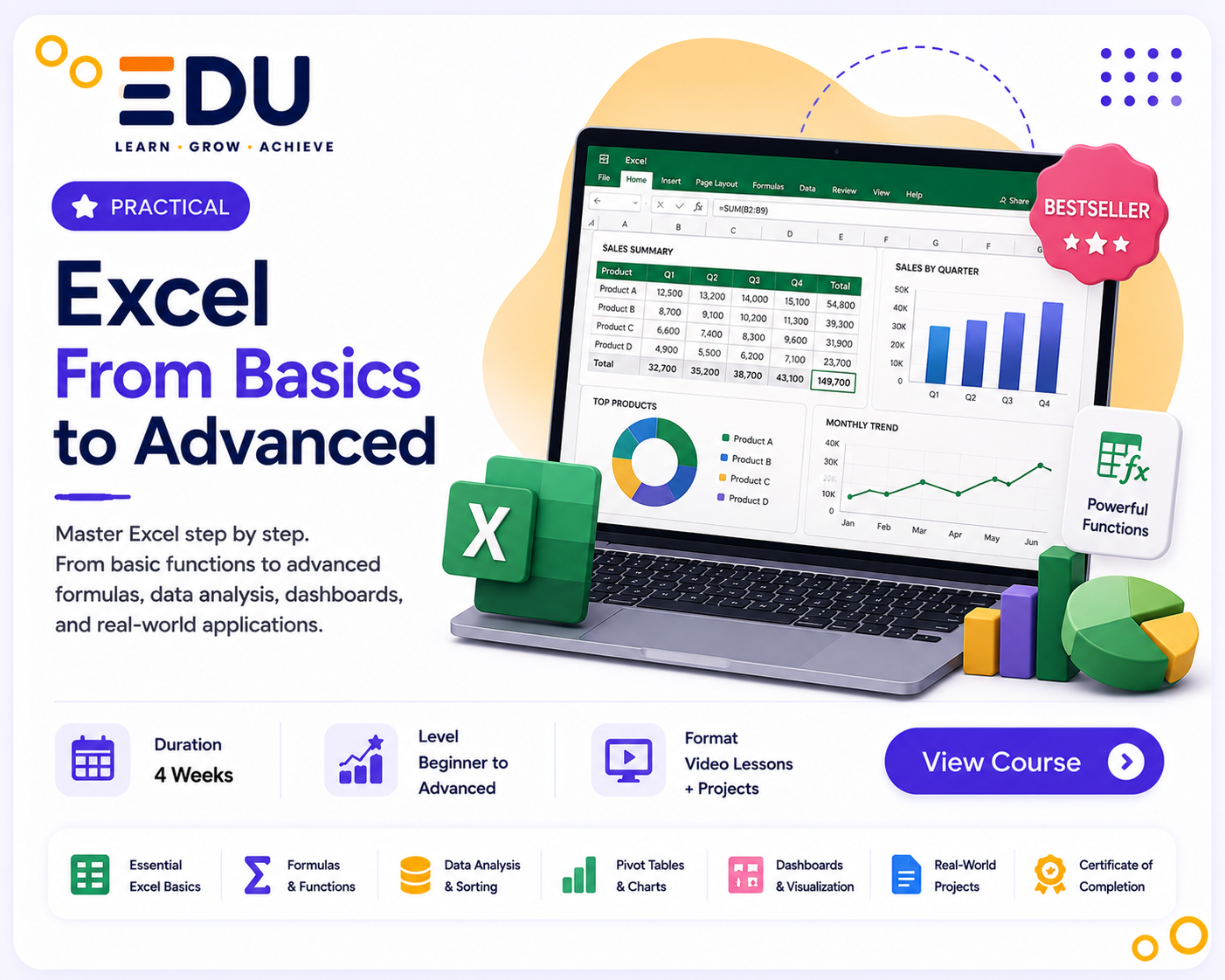 5 مهارات في Excel يحتاجها كل موظف