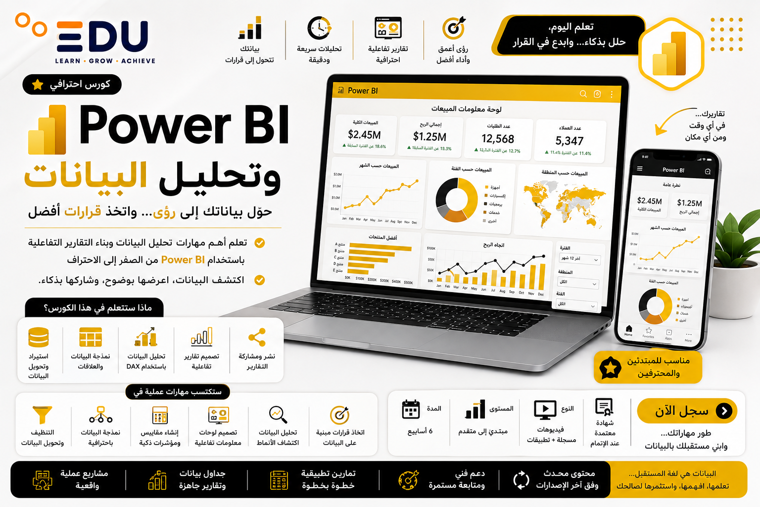Excel أم Power BI؟ متى تستخدم كل أداة لتحليل البيانات؟